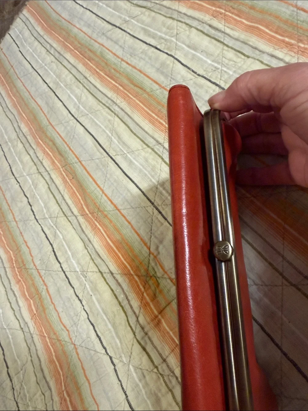 Hobo International wallet rust/red